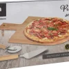 Koken|ohgreen Pizzaset: plank, snijder en schep