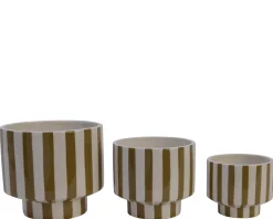 Potten En Vazen|ohgreen Planter dolomiet wit 8cm