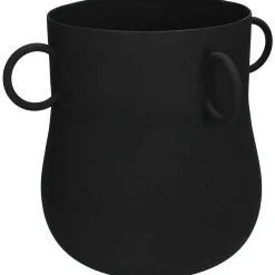 Sfeermakers|ohgreen Planter ijzer zwart 32x32x26.5cm