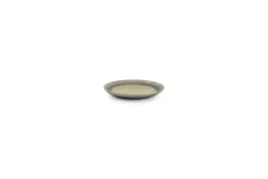 Servies|ohgreen Plat bord 15x13,5 groen/grijs flint