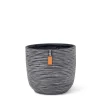 Potten En Vazen|ohgreen Pot bol Rib 17x15