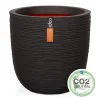 Kunststof|Ecocheques|ohgreen Pot bol rib 43x41 zwart