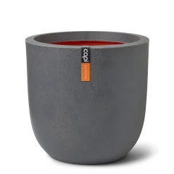 Kunststof|ohgreen Pot bol smooth 54x52 d.grijs