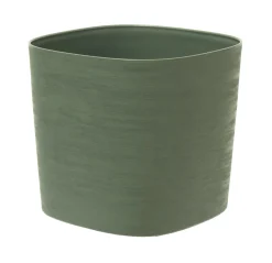 Kunststof|Ecocheques|ohgreen Pot Respect met reservoir 20x20h17 groen-grijs