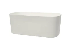 Kunststof|Ecocheques|ohgreen Pot Respect xl met reservoir 80x38h30 wit