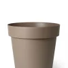 Kunststof|Ecocheques|ohgreen Pot rond happy met wielen 60h 51 taupe