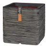 Kunststof|Ecocheques|ohgreen Pot vierkant rib 40x40x40 antr
