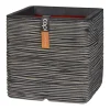 Kunststof|Ecocheques|ohgreen Pot vierkant rib 30x30x30 antr