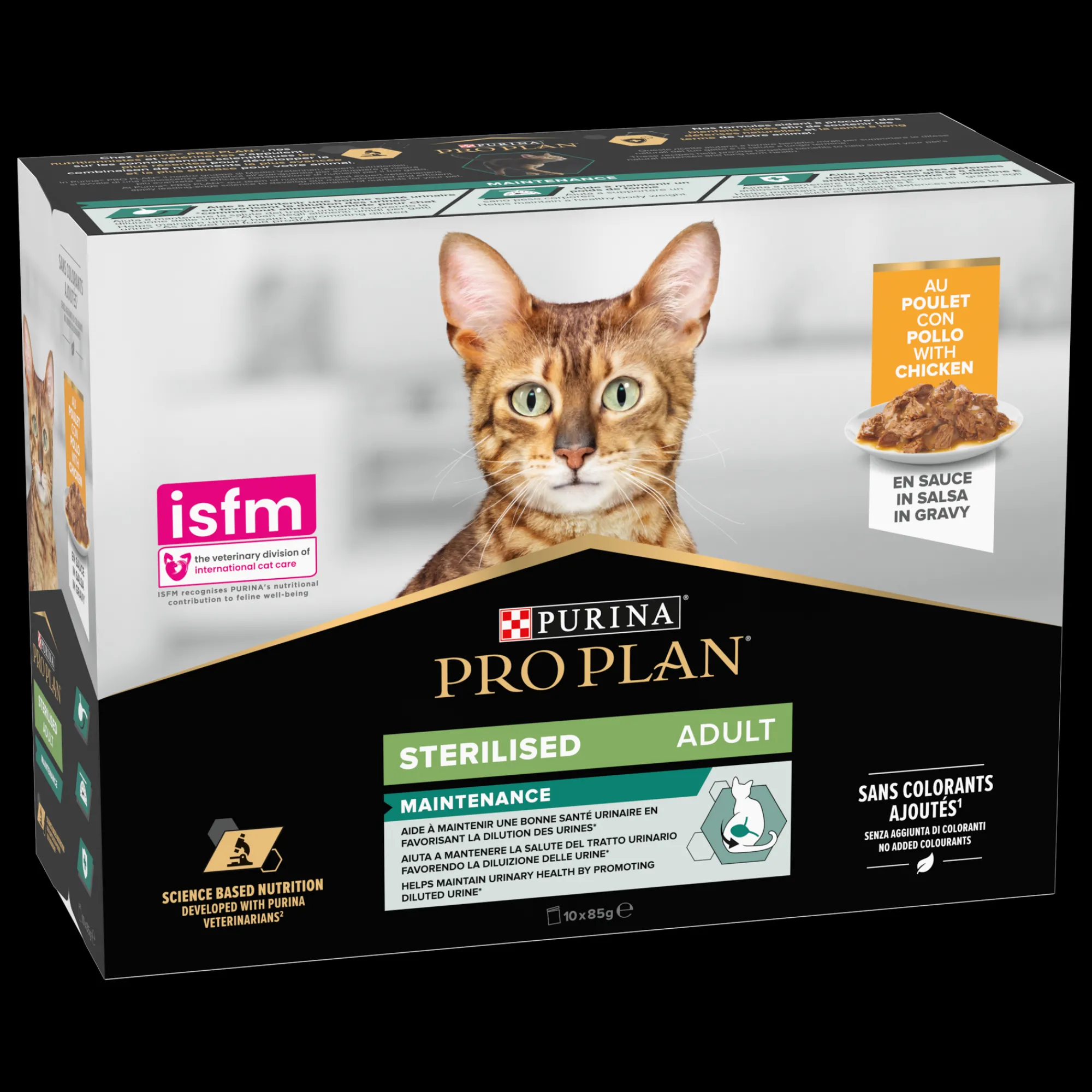 Kat Voeding|Werelddierendag|ohgreen PRO PLAN Natte Voeding Sterilised Kip (10x85g)