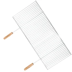 Accessoires En Onderhoud|Ecocheques|ohgreen Professioneel rooster uit chroom en hout 90x40cm FSC 100%