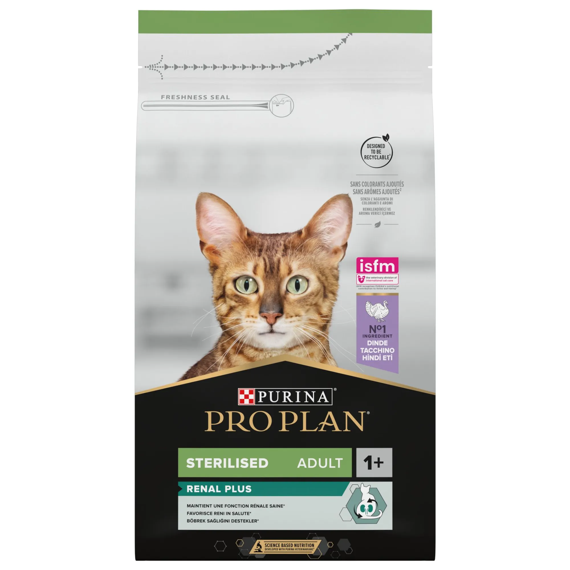 Kat Voeding|Werelddierendag|ohgreen PROPLAN Sterilised Renal Adult Cat Kalkoen 1.5kg