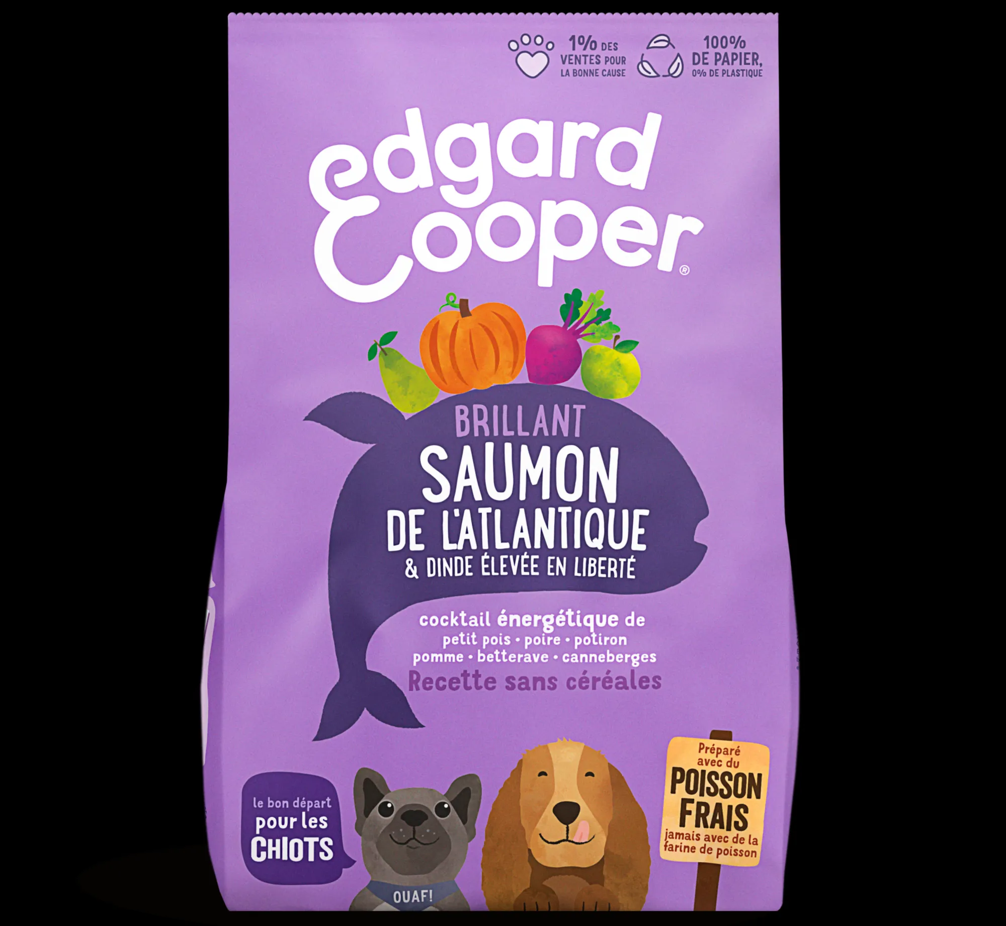 Hond Voeding|ohgreen Pup brokjes zalm & kalkoen 700g