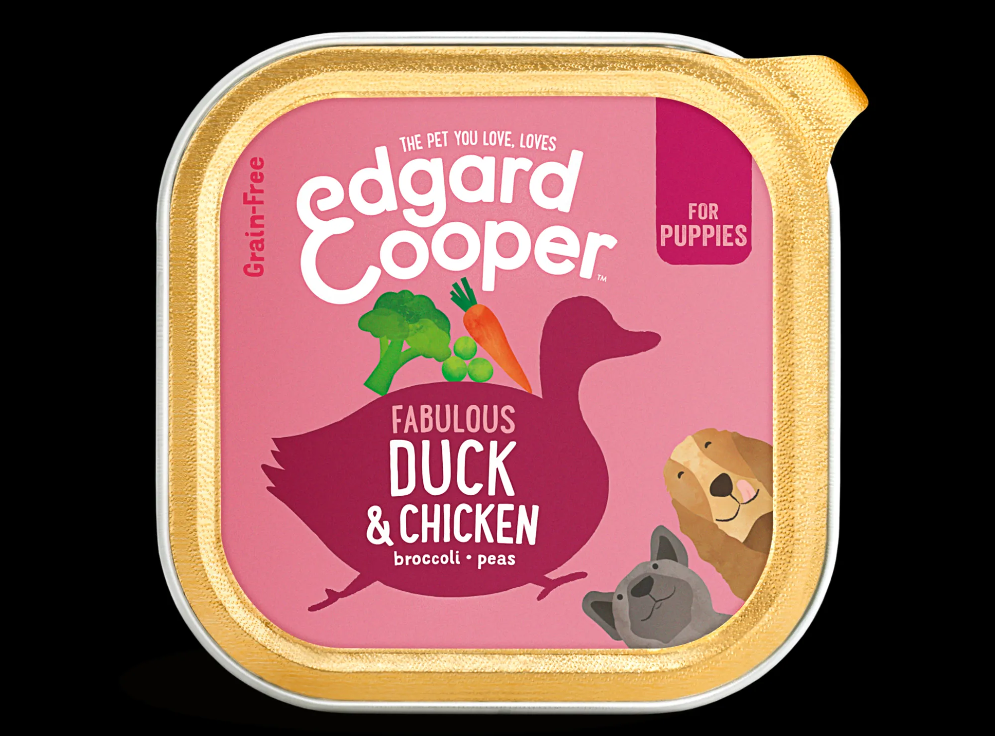 Hond Voeding|ohgreen Pup paté eend & kip 150g