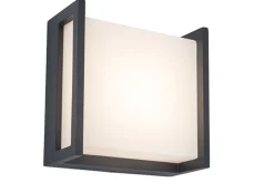 Verlichting|Ecocheques|ohgreen Qubo wandlamp donkergrijs led 9.5w