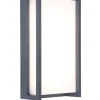 Verlichting|Ecocheques|ohgreen Qubo wandlamp donkergrijs led 17.3w