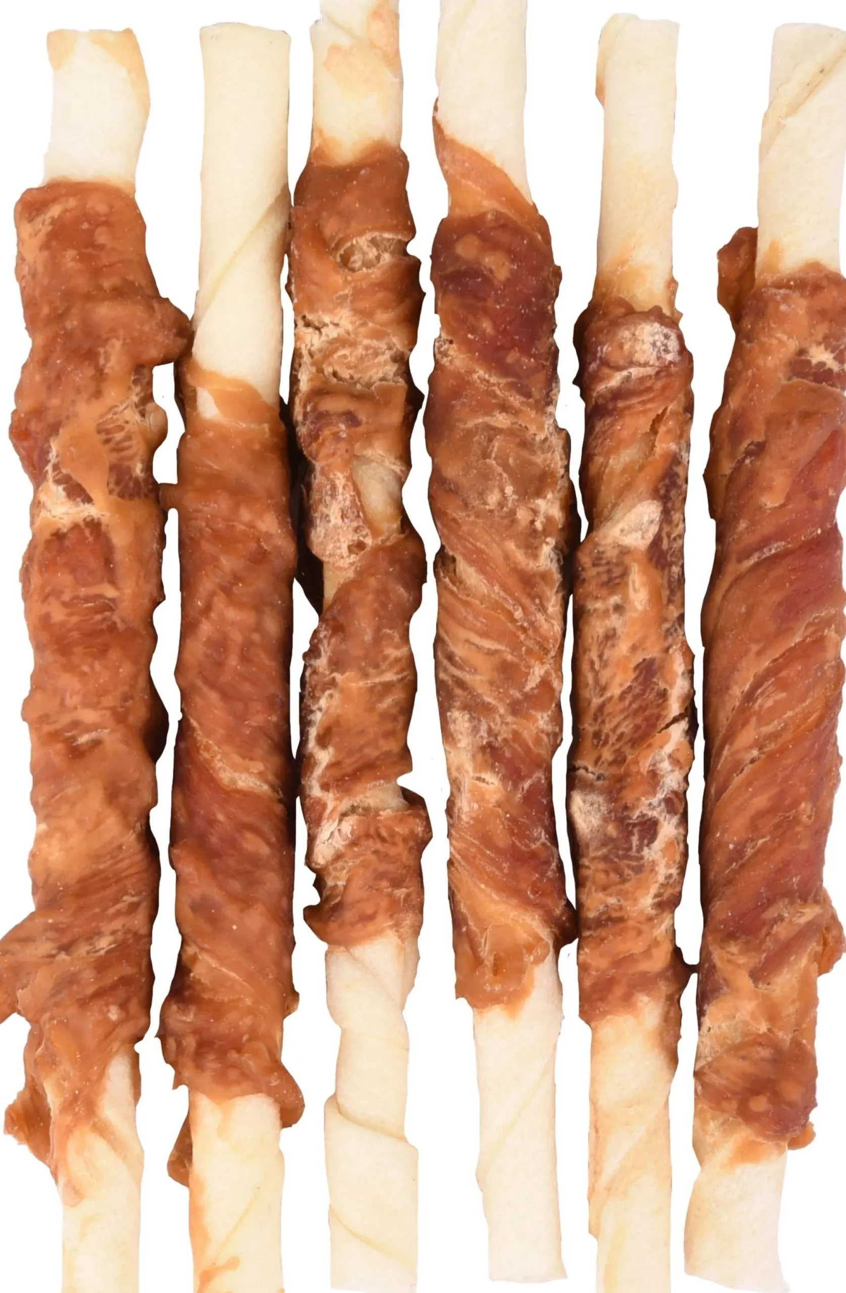 Hond Voeding|ohgreen R'hide duck wrapped stick 7/8mm 12cm 6st 70gr