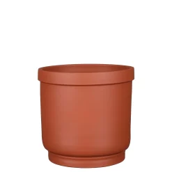 Potten En Vazen|ohgreen Riva pot rond terra - h20xd22cm