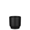 Potten En Vazen|ohgreen Riva pot rond zwart - h14xd15cm