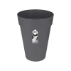 Kunststof|Ecocheques|ohgreen ROND HOOG 42 ANTRACIET