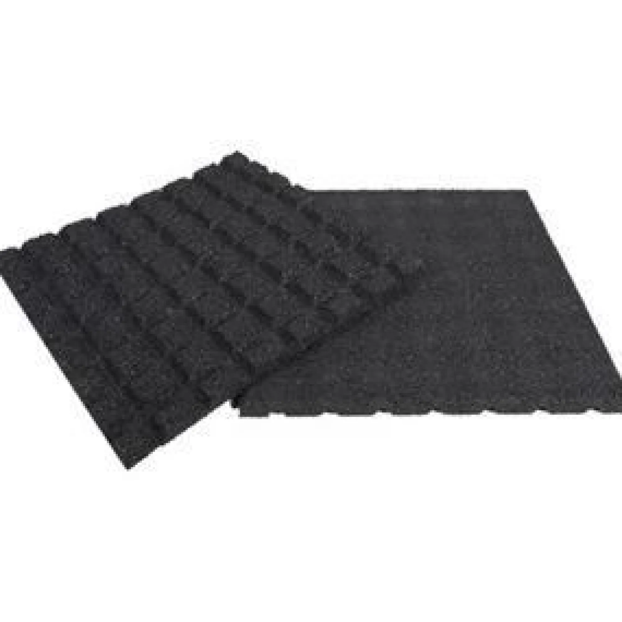 Decoratie|ohgreen Rubberen tegel zwart 100x100x2,5cm