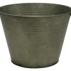 Metaal|ohgreen Schaal zink vintage groen d31h21