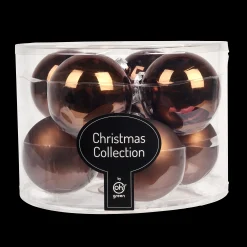 Kerstballen|ohgreen Set van 8 kerstballen