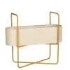 Potten En Vazen|ohgreen Shandy pot op standaard l.bruin - l54xb23xh48cm
