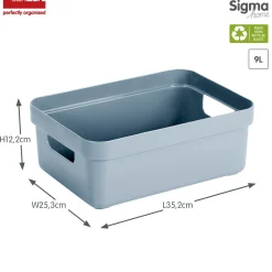 Sfeermakers|Ecocheques|ohgreen Sigma home opbergbox 9l blauw