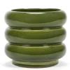 Potten En Vazen|ohgreen Sixties Sierpot l 14,5x14,5x12,5 groen