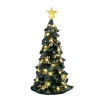 Lemax Kerstdorpen|ohgreen Snowy christmas tree clear light