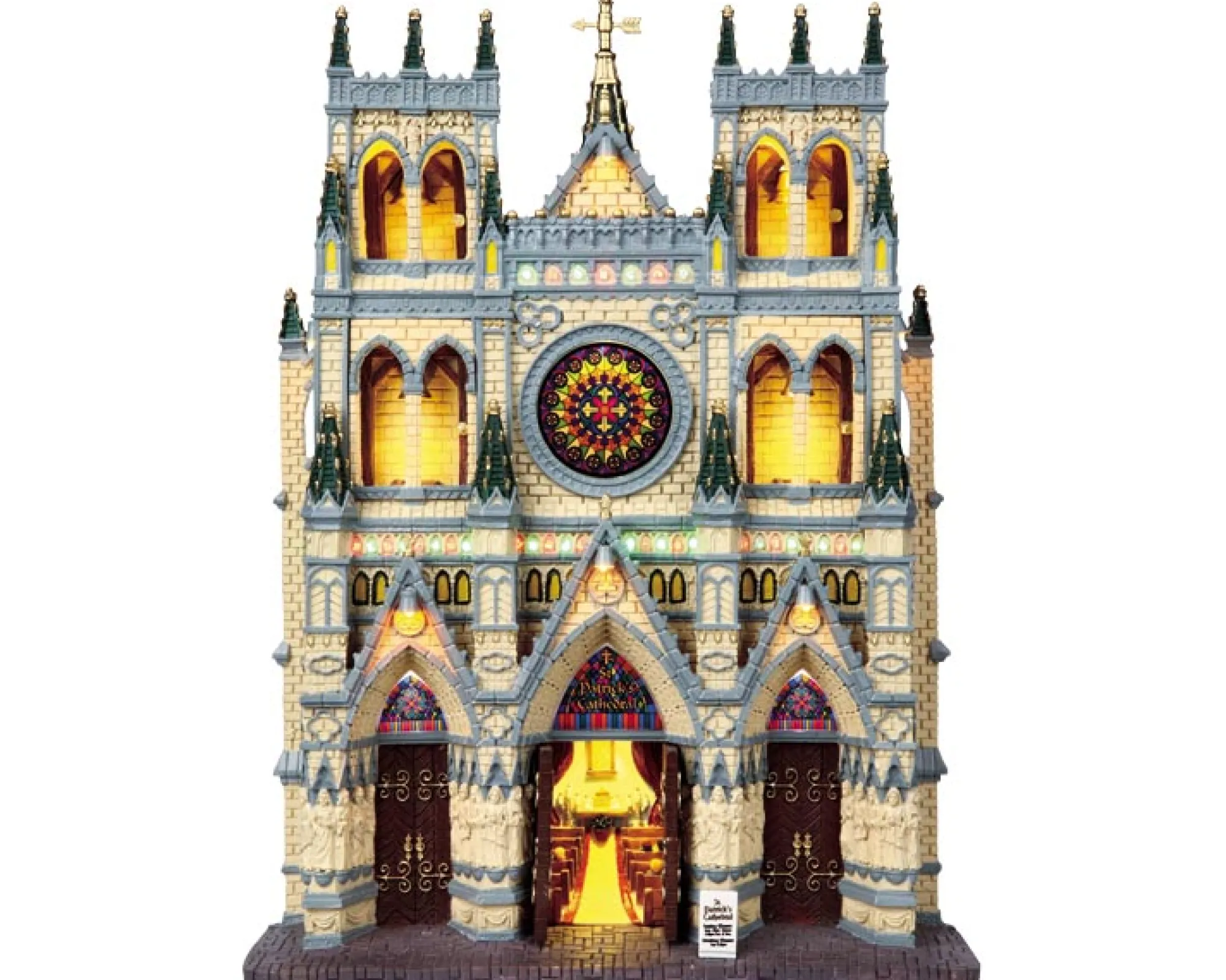 Lemax Kerstdorpen|ohgreen St. patrickskathedraal, b/o (4,5v)