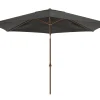 Parasol|ohgreen Staparasol miami d300 alu/teak-grijs
