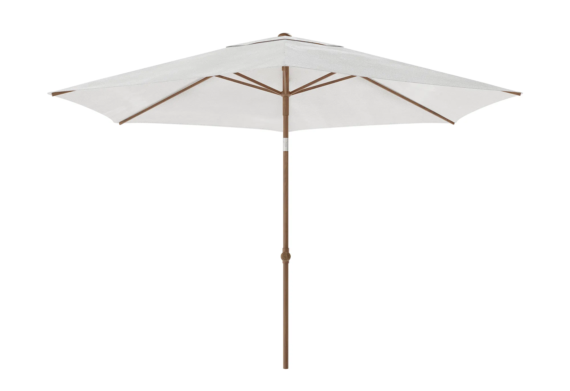Parasol|ohgreen Staparasol miami d300 alu/teak-wit