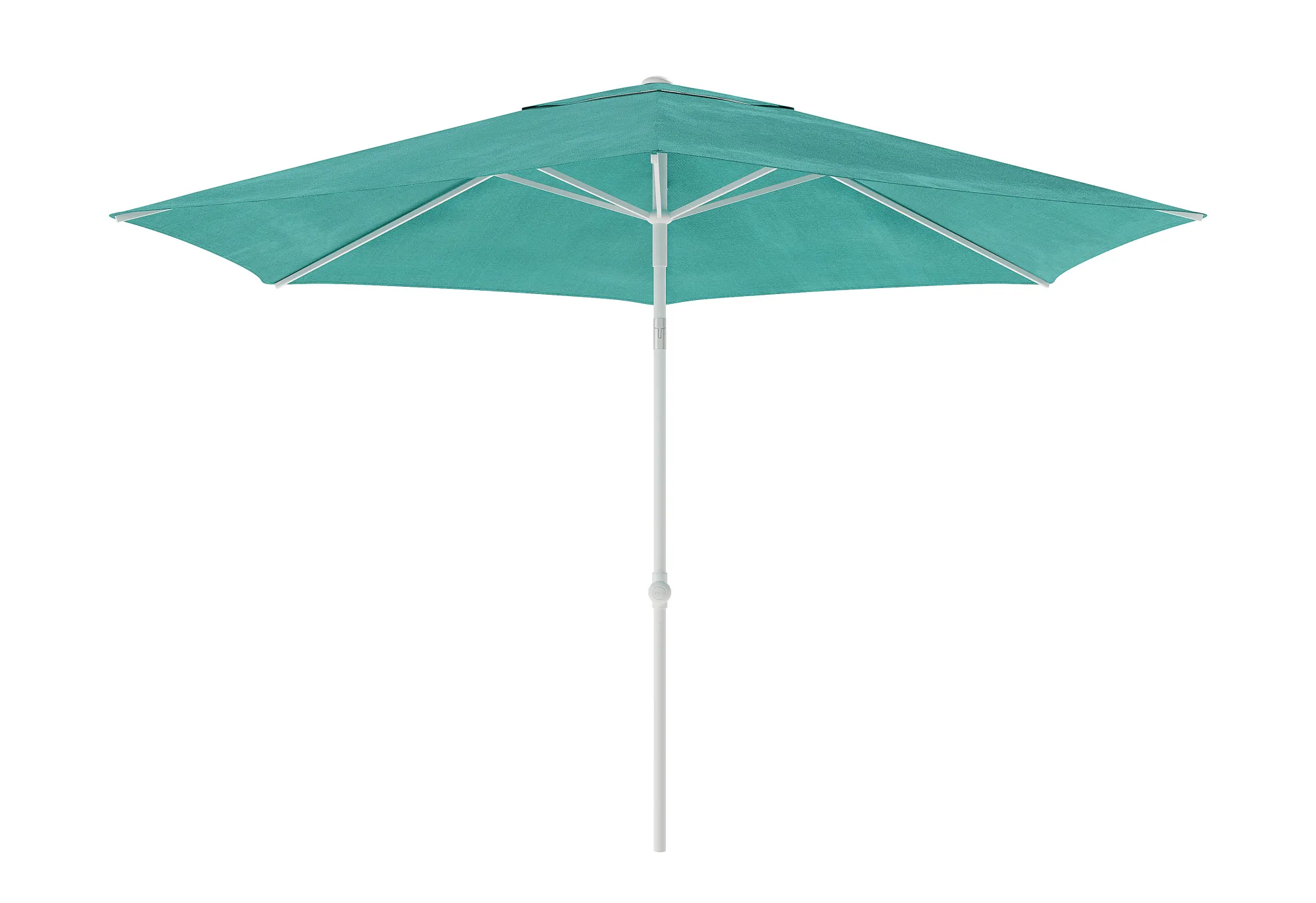Parasol|ohgreen Staparasol miami d300 wit-blauw
