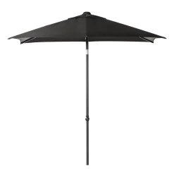 Parasol|ohgreen Staparasol miami 210x150 zwart-grijs