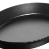 Koken|ohgreen Stapelbaar bord , ovaal 32 cm - zwart