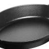 Koken|ohgreen Stapelbaar bord , ovaal 24 cm - zwart