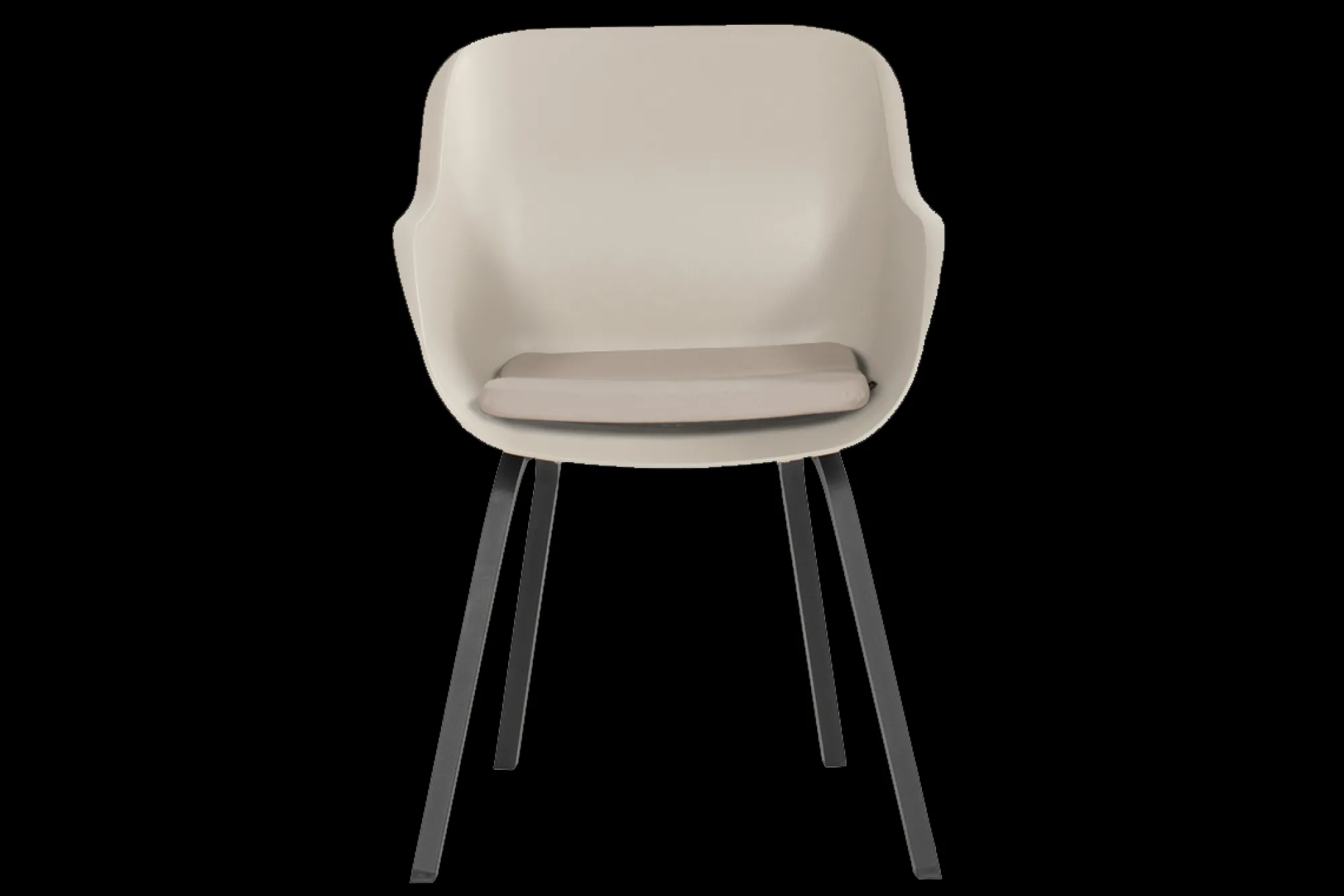 Tuinmeubelen|Ecocheques|ohgreen Stoel Le Soleil zwart/taupe