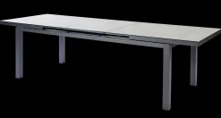 Tuinmeubelen|ohgreen Tafel Albin 220-280x100cm antraciet/keramiek