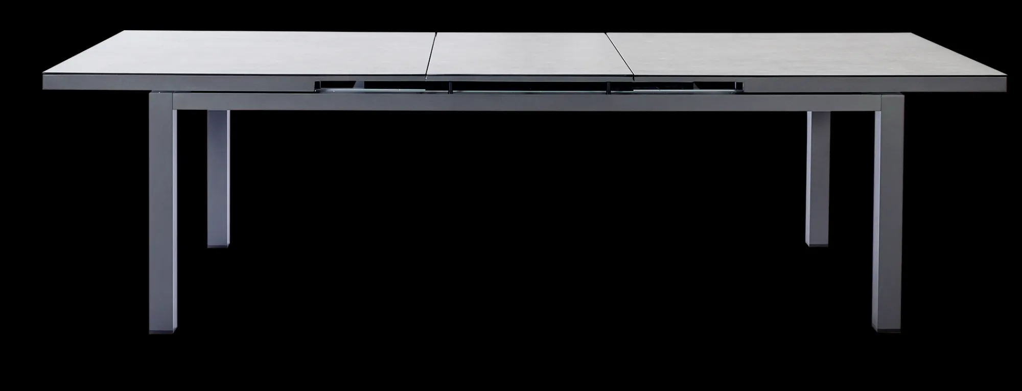 Tuinmeubelen|ohgreen Tafel Albin 220-280x100cm antraciet/keramiek