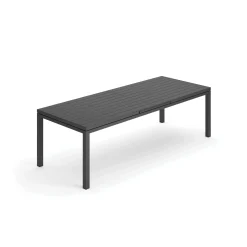 Tuinmeubelen|ohgreen Tafel Albin 256-320x100cm charcoal/aluminium