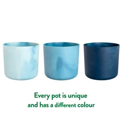 Potten En Vazen|Ecocheques|ohgreen The Ocean Collection 14cm Atlantic blue