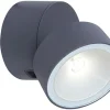 Verlichting|Ecocheques|ohgreen Trumpet wandlamp antractiet grijs led 6.7w