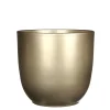 Potten En Vazen|ohgreen Tusca pot rond goud - h20xd22,5cm