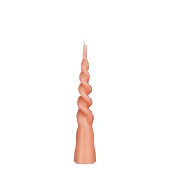 Kaarsen|ohgreen Twist Kegelkaars - H25 x 5 cm