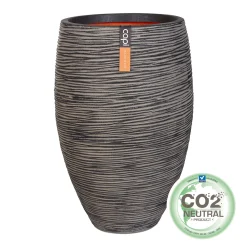 Kunststof|Ecocheques|ohgreen Vaas deluxe rib 56x84 ant