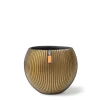 Potten En Vazen|ohgreen Vaas bol Groove 18x15