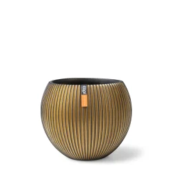 Potten En Vazen|ohgreen Vaas bol Groove 21x19
