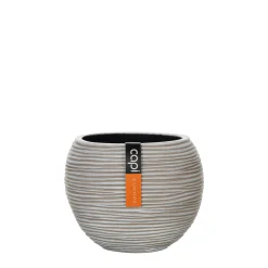 Potten En Vazen|ohgreen Vaas bol Rib 18x15