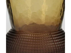 Potten En Vazen|ohgreen Vaas glas bruin 15.5x15.5x30cm